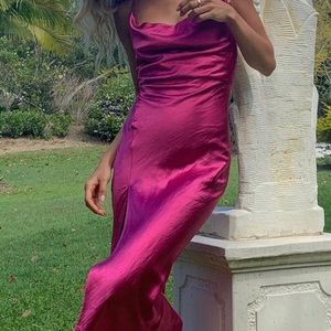 Walk the Line Princess Polly Fuchsia Dress